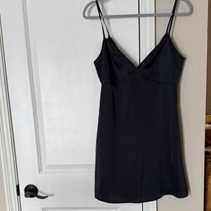 Forever 21 Black Slip Dress